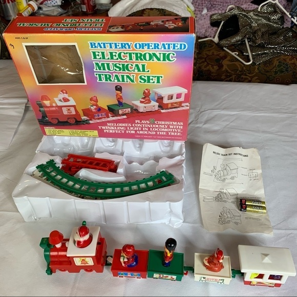 Vintage 70’s Electronic Musical Battery-Operated Train Set Damaged READ - Picture 9 of 9